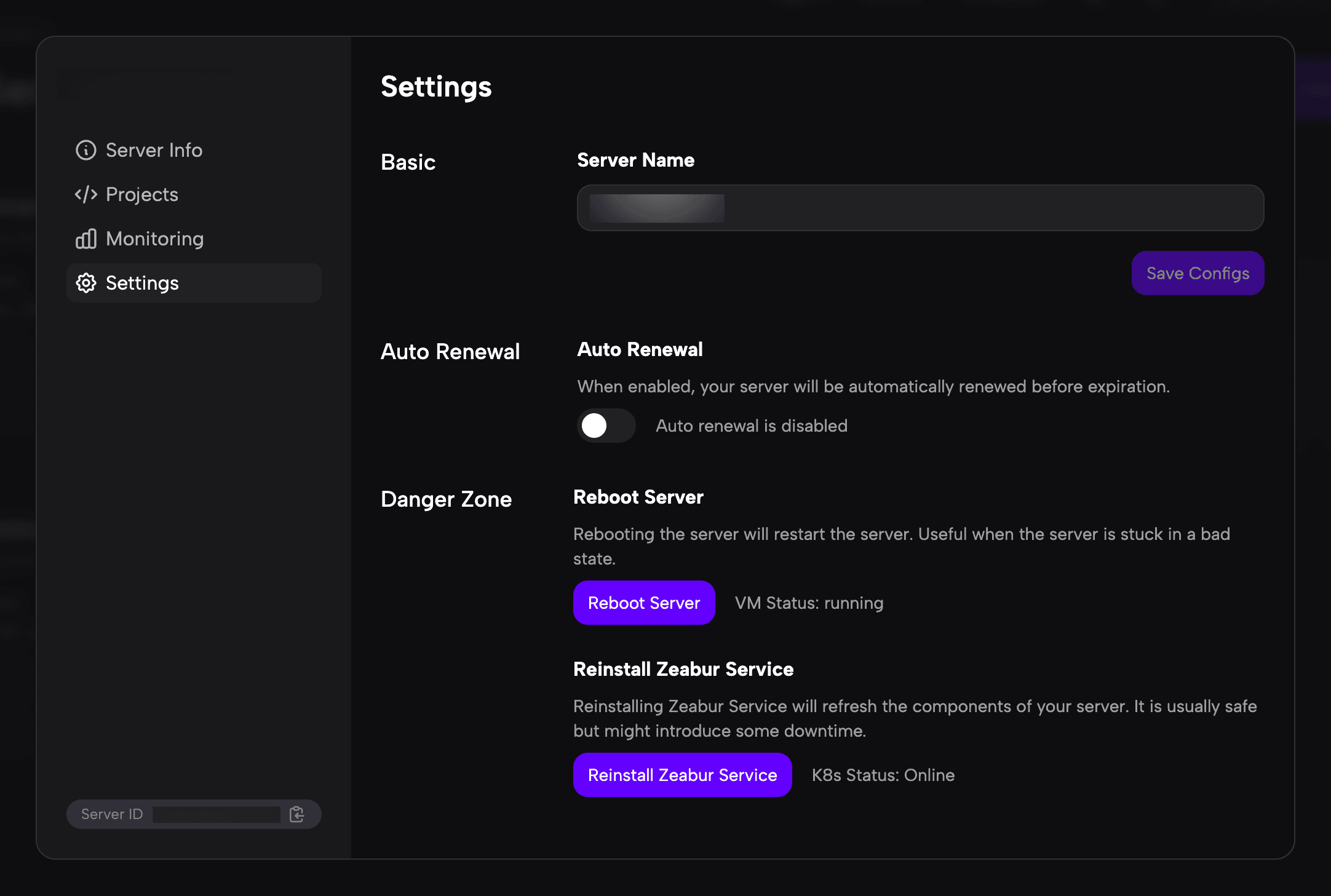 disable auto renewal