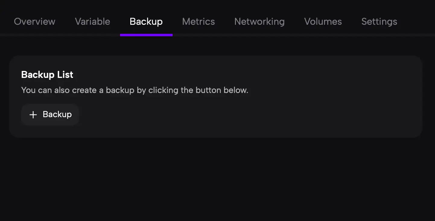 backup tab